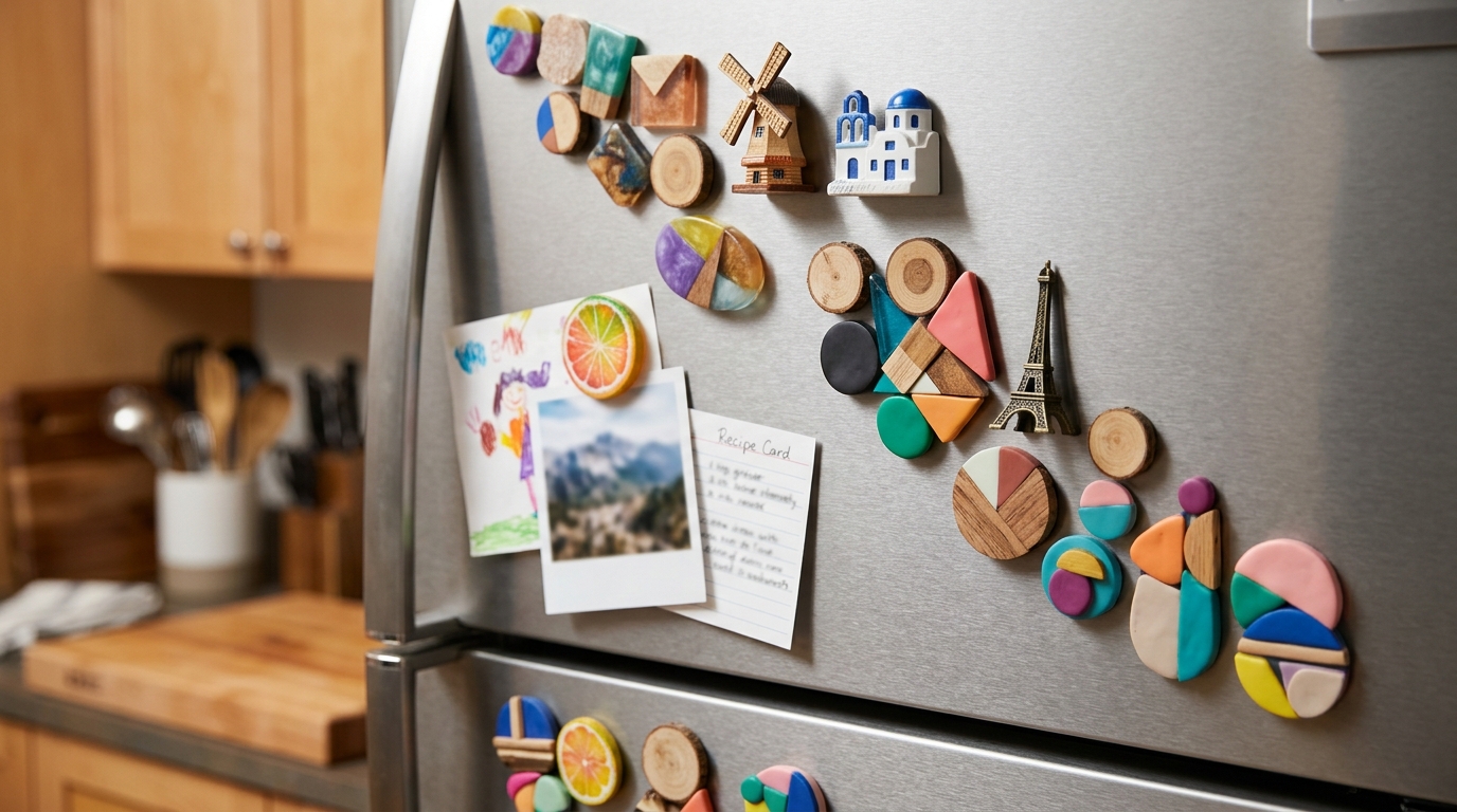 Cool Fridge Magnet Ideas: Shapes, Souvenirs & More