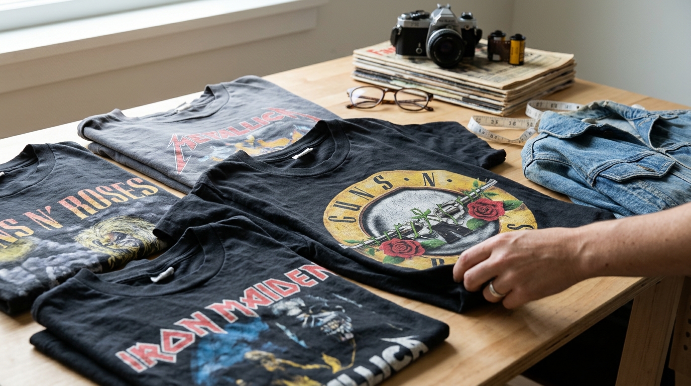 Where to Find Vintage 80s Concert T-Shirts