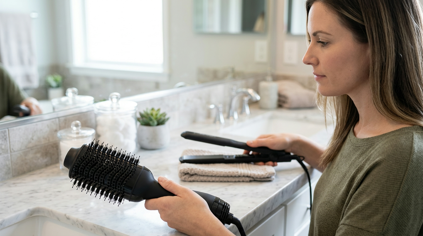 Hair Dryer Brush vs. Straightener: Which Is Better?