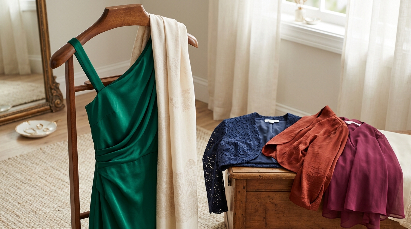 What to Wear Over a One-Shoulder Dress: 4 Chic Layers