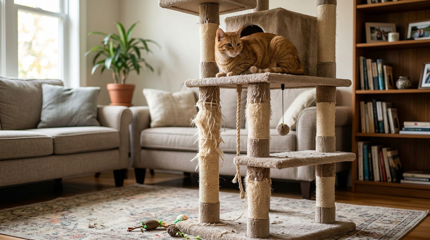 How Long Do Cat Towers Last? Lifespan & Warning Signs