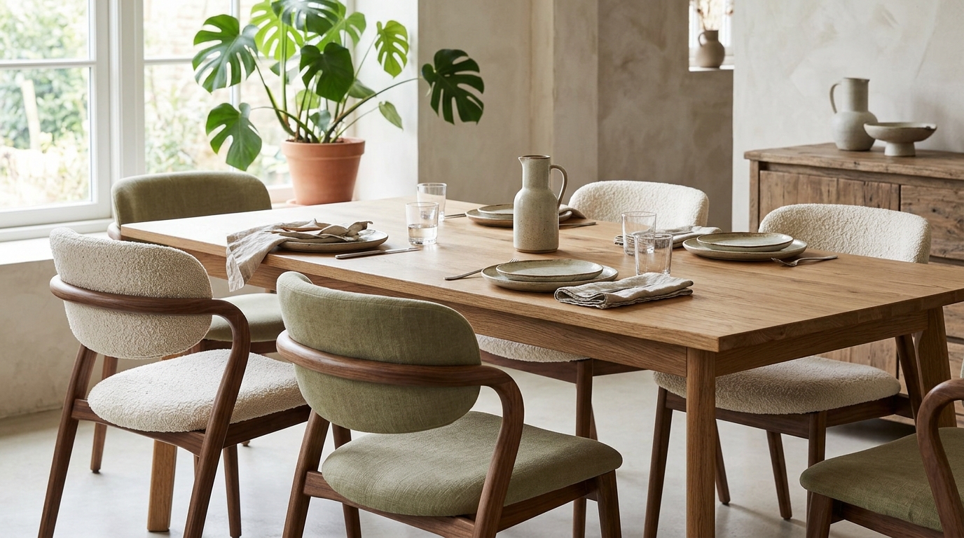 2026 Dining Chair Trends: Curves, Wood & Comfort