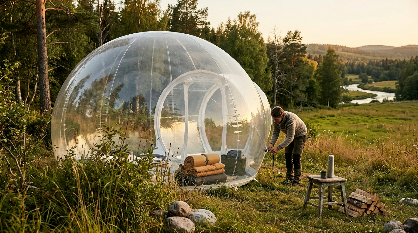 Are Bubble Tents Warm? What to Expect Day and Night