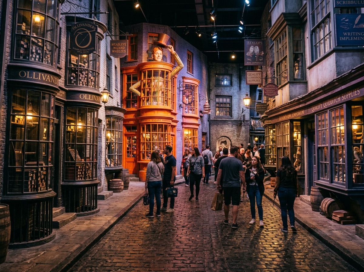 Diagon Alley at Warner Bros Studio Tour