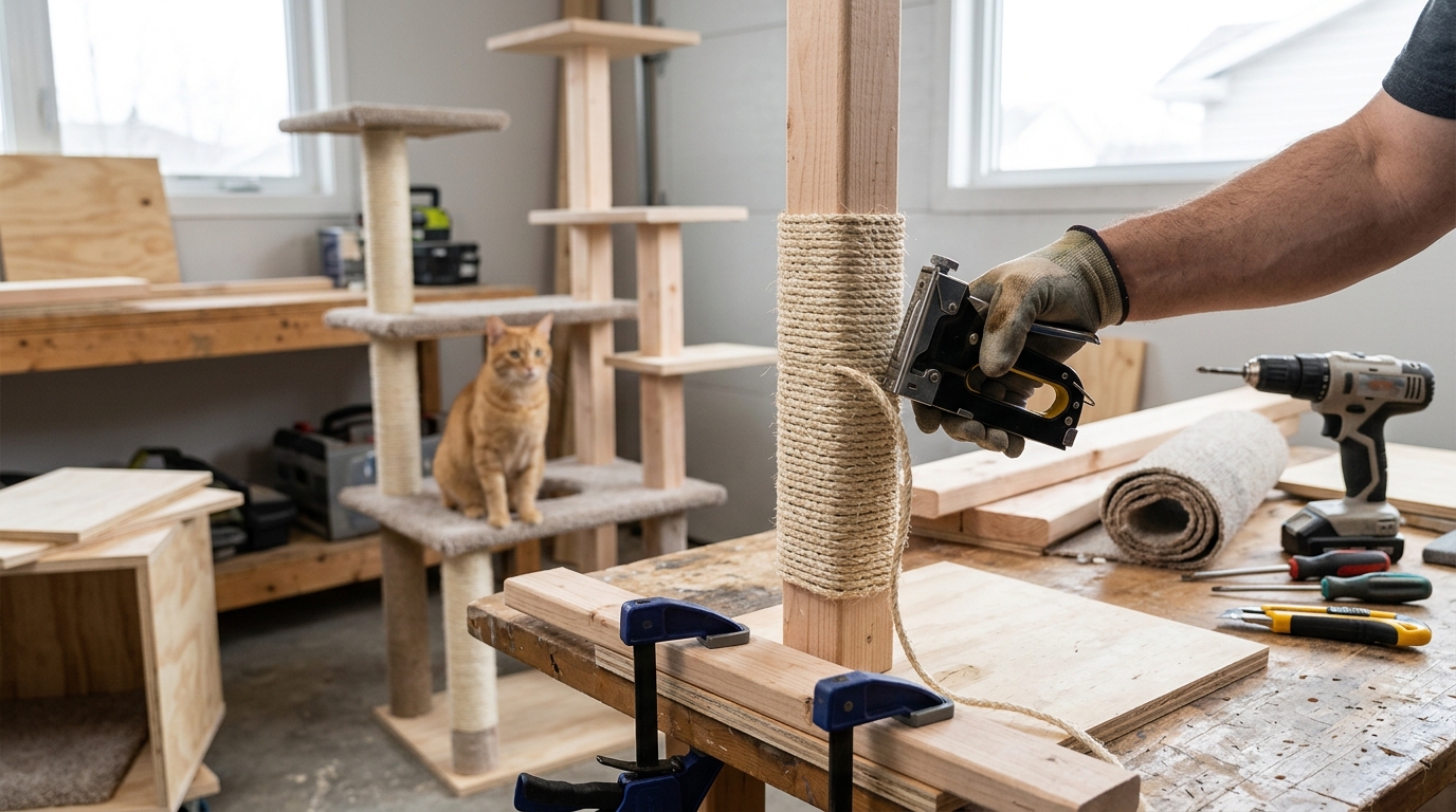 Is It Cheaper to Build Your Own Cat Tree? Cost Guide