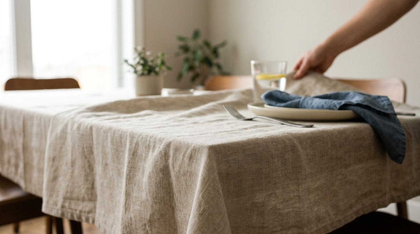 Best Tablecloth for a Dining Room: Size, Fabric & Care