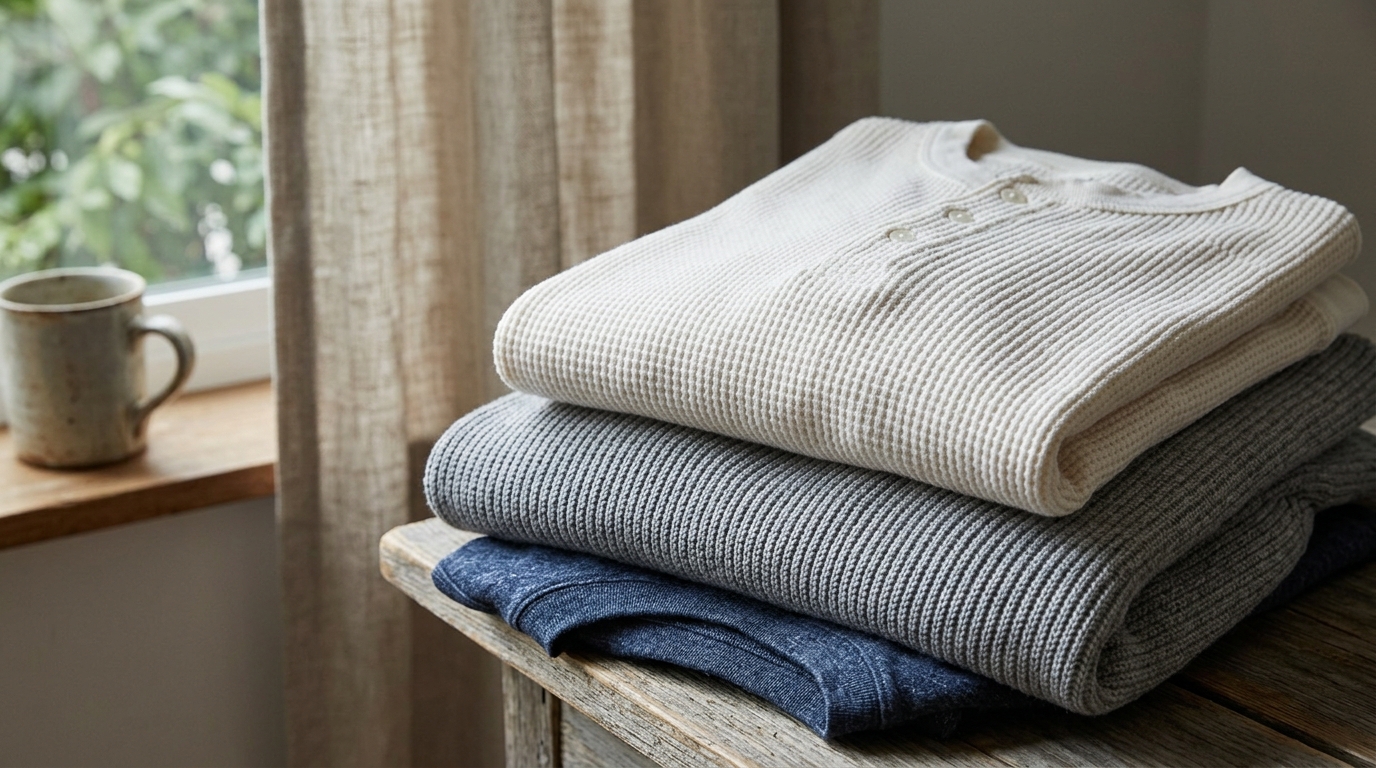 Another Name for a Waffle Shirt: Knit vs. Thermal