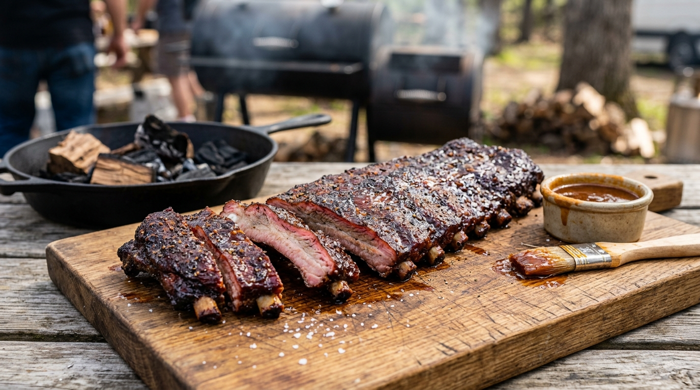 Rib Mop Sauce Recipe: Keep Ribs Juicy All Cook Long plated