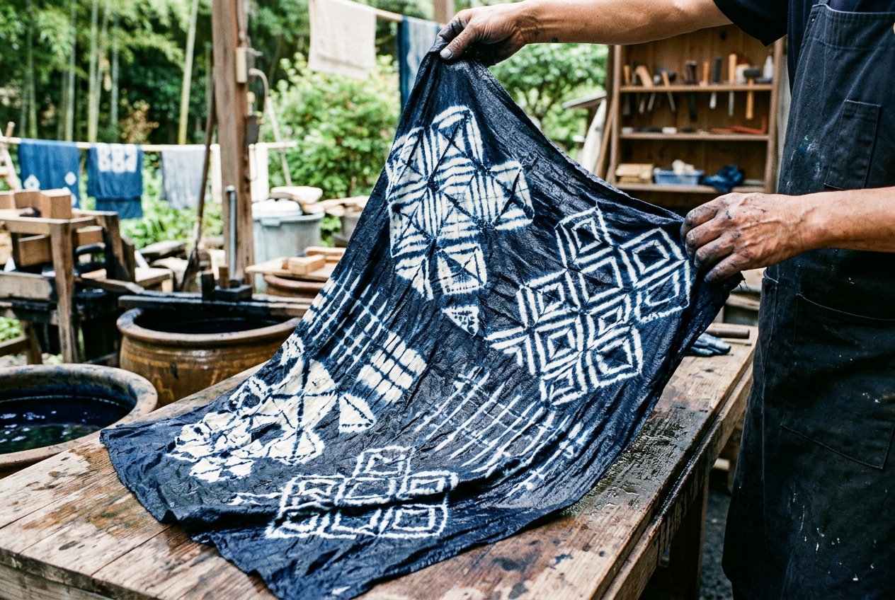 Shibori Dyeing: Resisting and Releasing