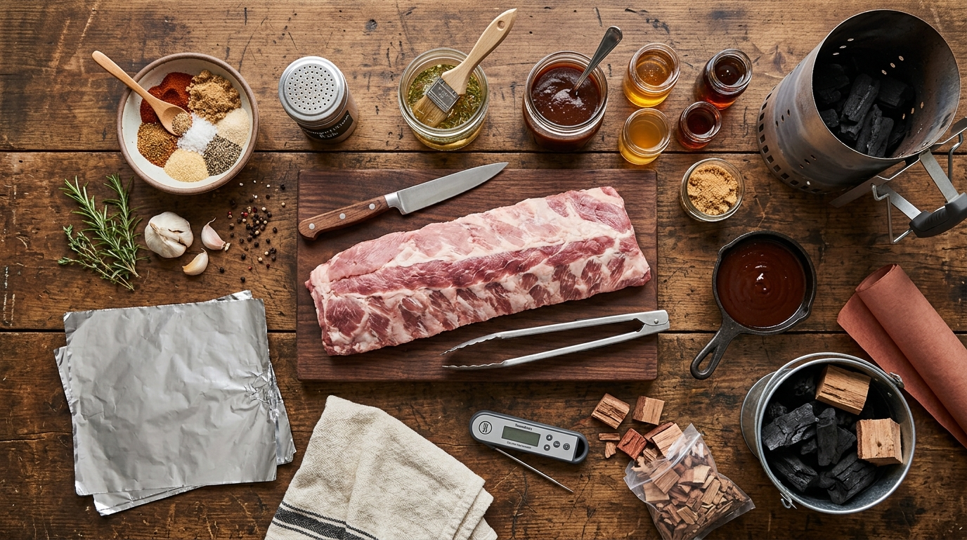 Competition BBQ Ribs Recipe Secrets from a Pitmaster ingredients