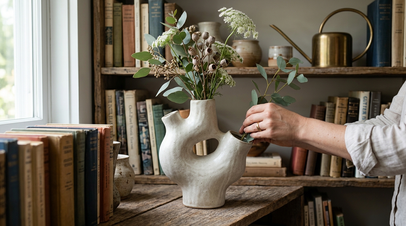 Unique Vase Shapes for Shelves, Tables, and Stems
