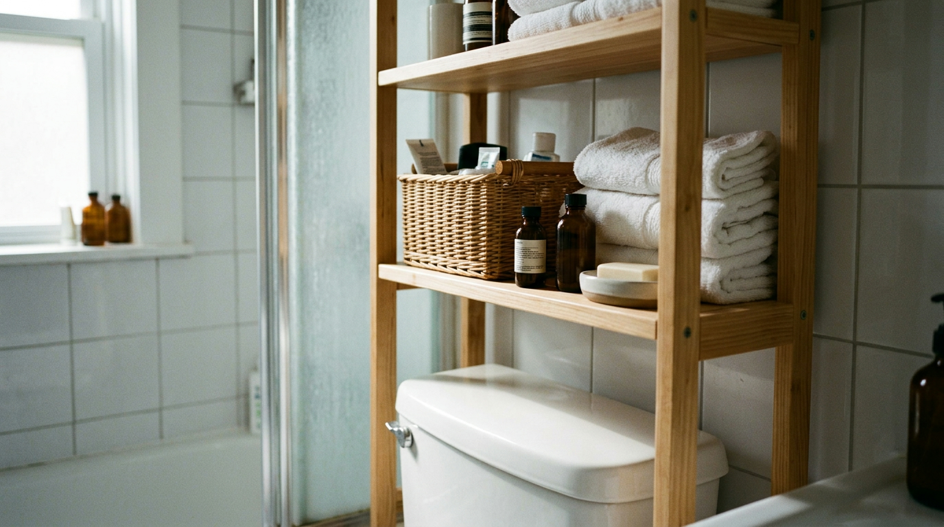 What Is an Over-the-Toilet Shelf Called?
