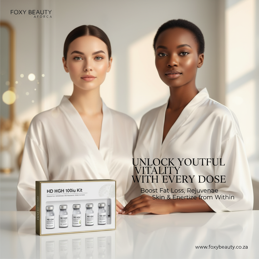 HD HGH 100iu kit — South Africa; elegant hero visual with product
