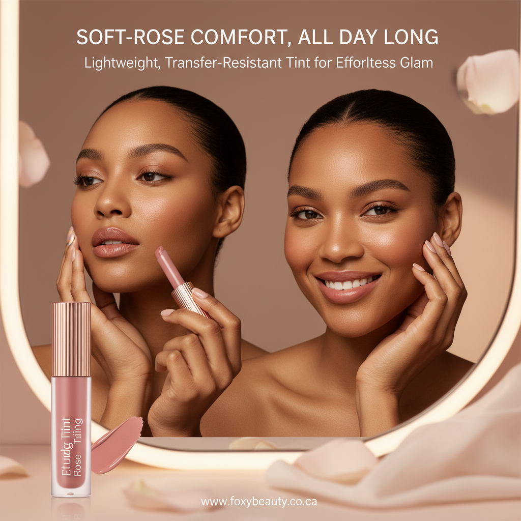 Etude Fixing Lip Tint Rose Blending — South Africa; soft-rose tint, transfer-resistant, soft-matte everyday lip look
