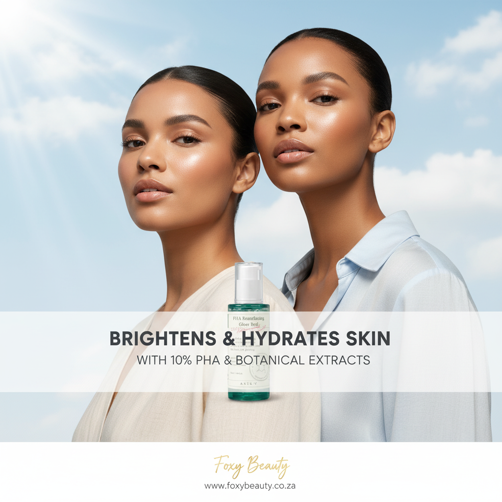 Axis-Y PHA Resurfacing Glow Peel — promotional visual for Foxy Beauty South Africa