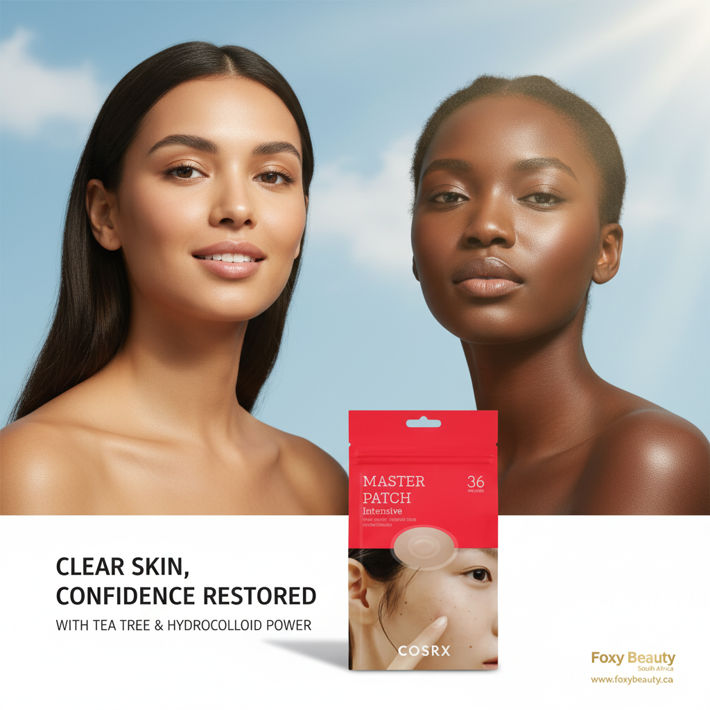 COSRX Master Patch Intensive 36 Patches — South Africa; hero ad visual with clean skincare theme