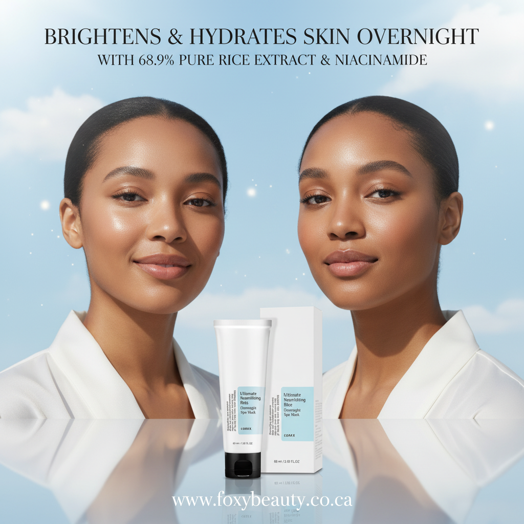 COSRX Ultimate Nourishing Rice Overnight Mask — South Africa; brightening and hydration overnight mask