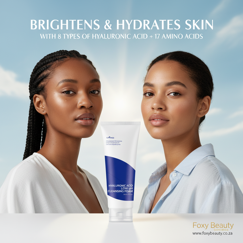 Isntree Hyaluronic Acid Low pH Cleansing Foam — South Africa hydration-themed beauty visual