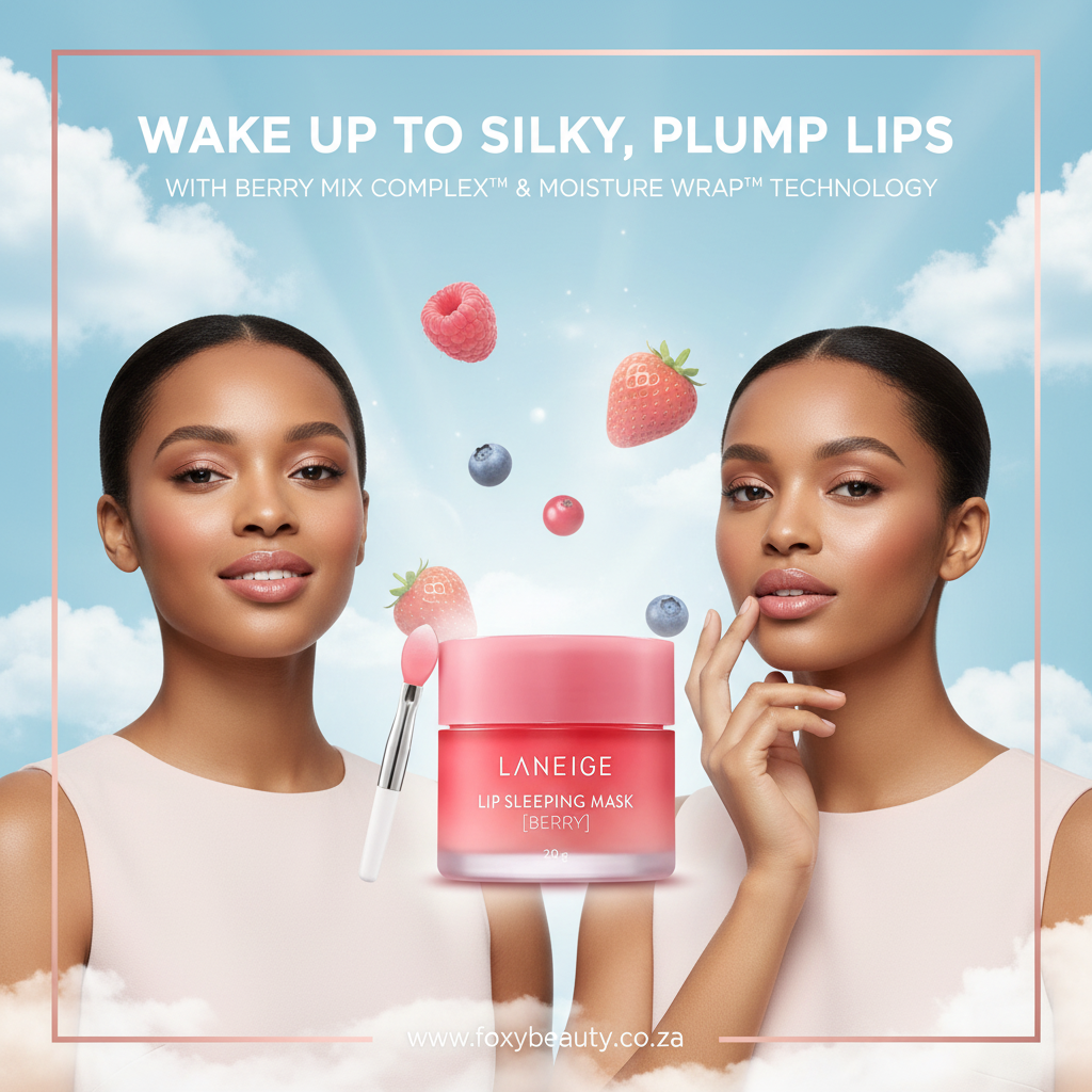 Laneige Lip Sleeping Mask Berry — South Africa; premium overnight lip mask with berry scent for softer-looking lips