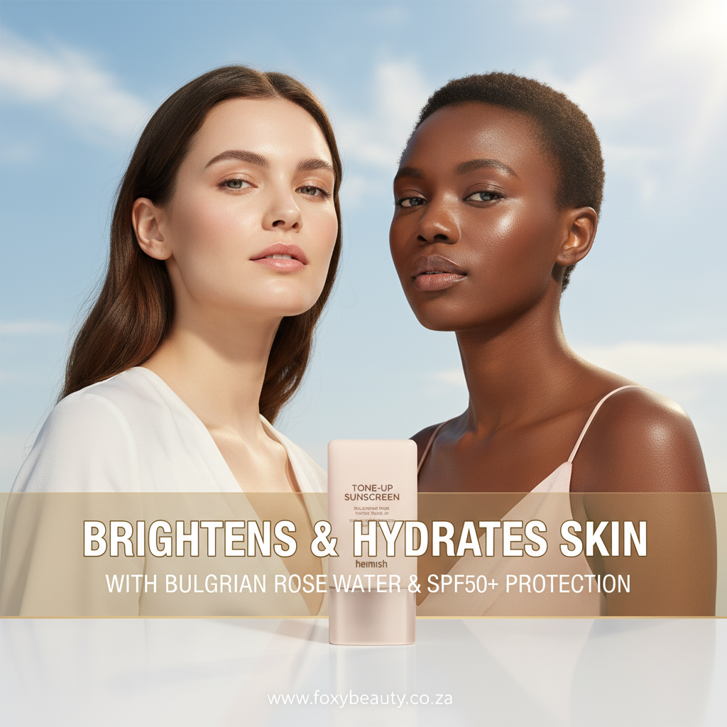 Heimish Bulgarian Rose Tinted Tone-Up SPF50+ PA+++ South Africa tone-up sunscreen visual