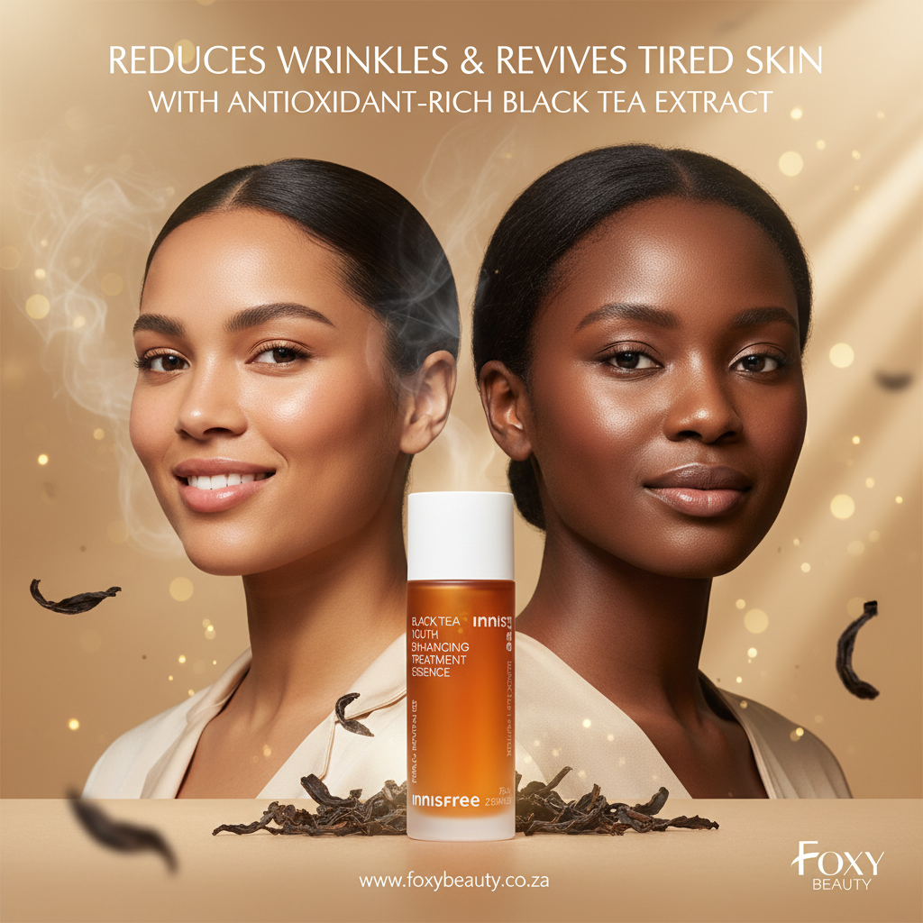 Innisfree Black Tea Youth Enhancing Treatment Essence — antioxidant black tea treatment, South Africa