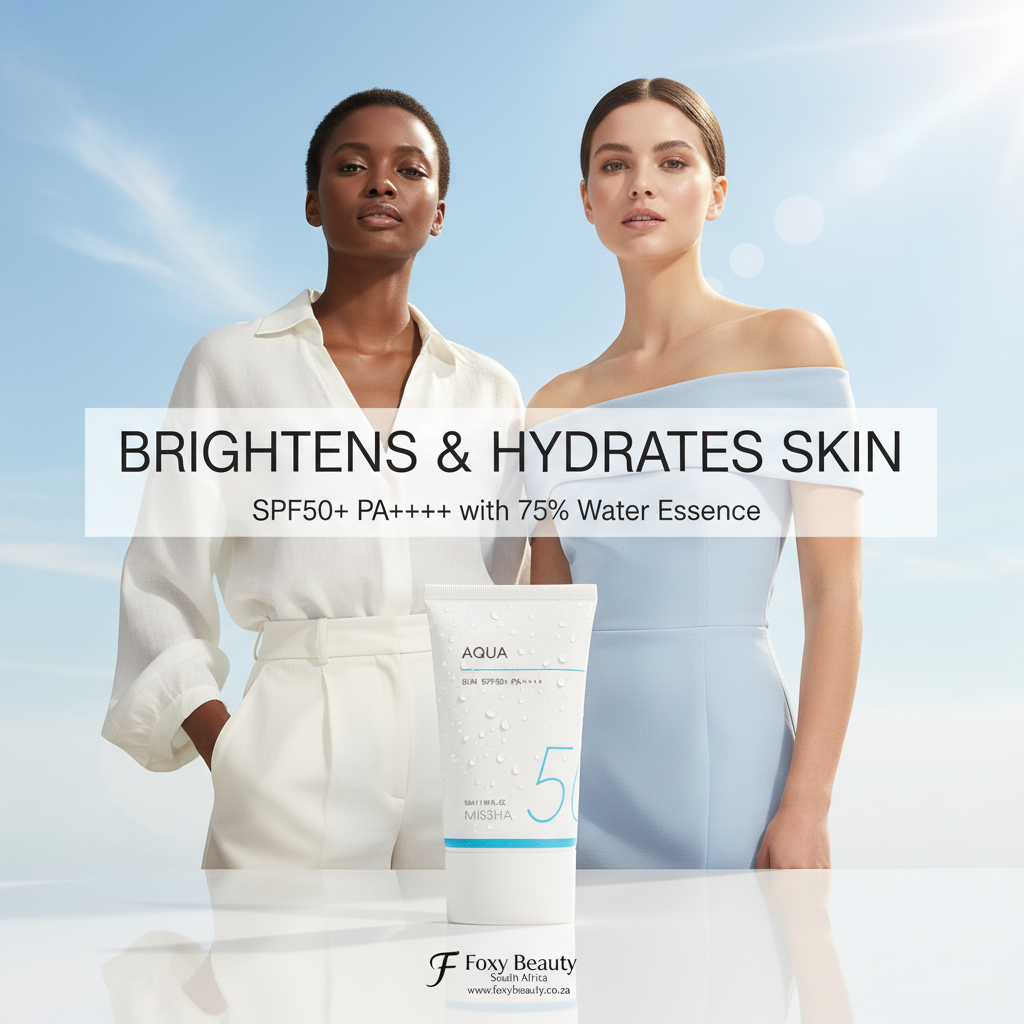 Missha Aqua Sun SPF50+ PA++++ All Around Safe Block — hydrating daily sunscreen visual for South Africa