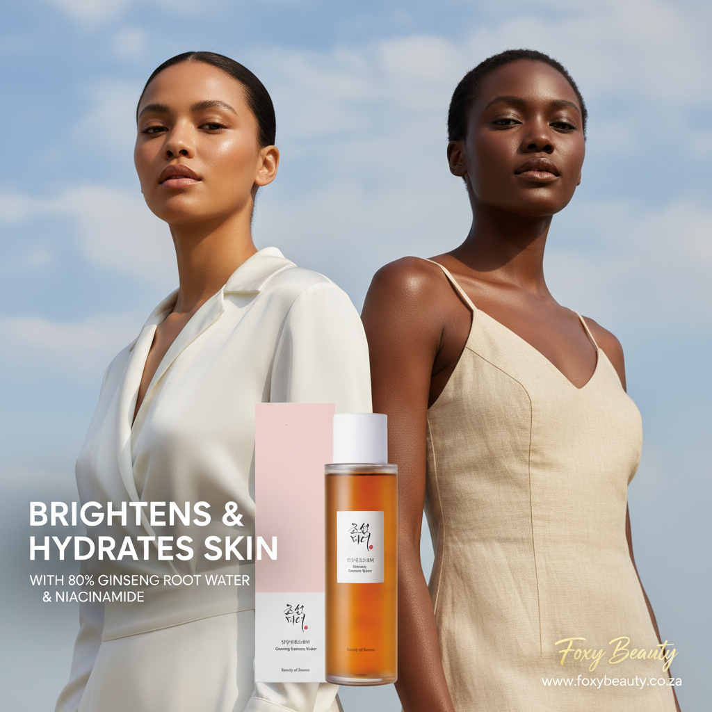 Beauty of Joseon Ginseng Essence Water — South Africa visual highlighting 80% ginseng root water and niacinamide hydration benefits