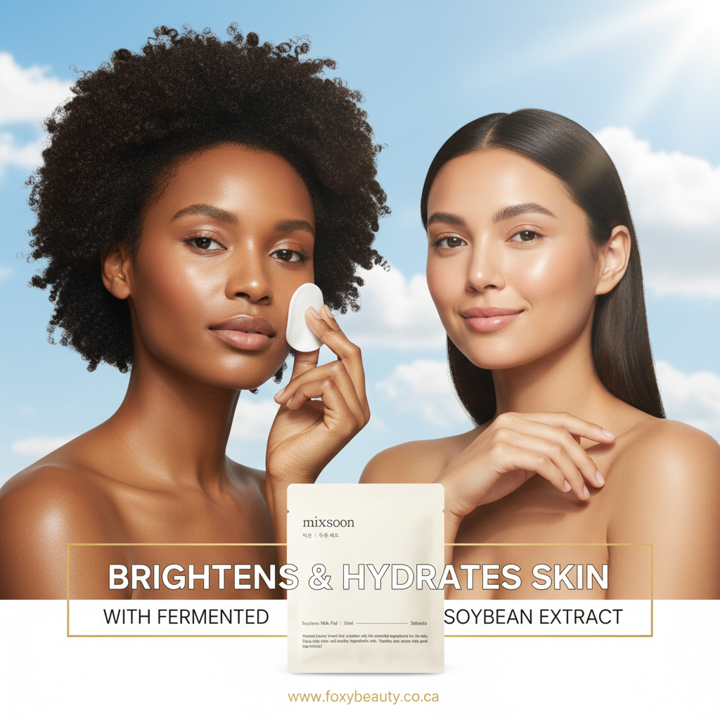 Mixsoon Soybean Milk Pad tub with milky toner pads