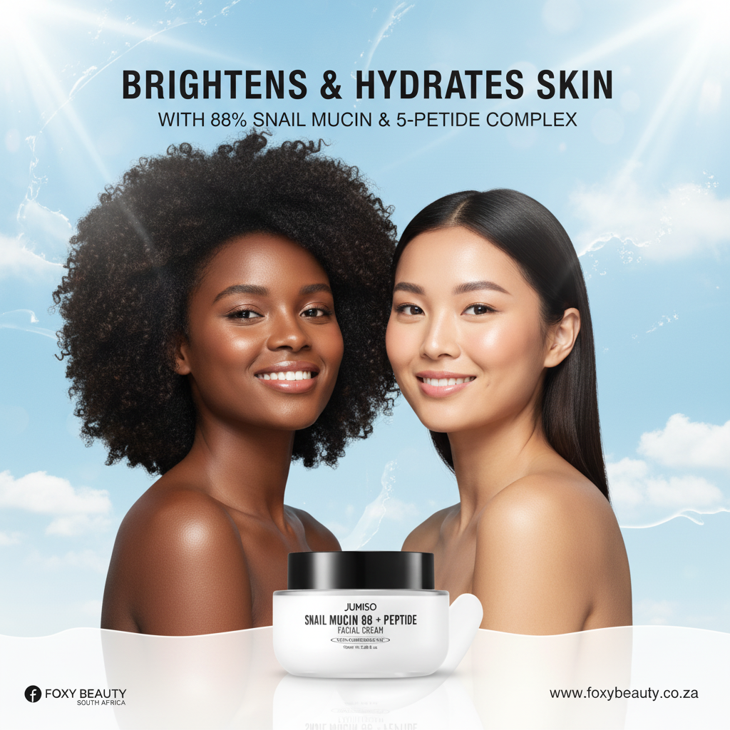 Jumiso Snail Mucin 88 + Peptide Cream close-up, jar and texture