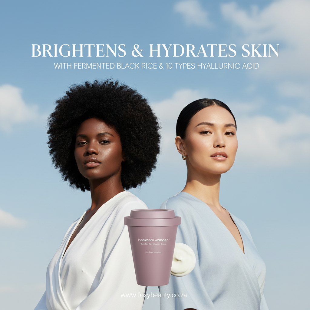 Haruharu Wonder Black Rice 10 Hyaluronic Cream 90ml moisturiser jar