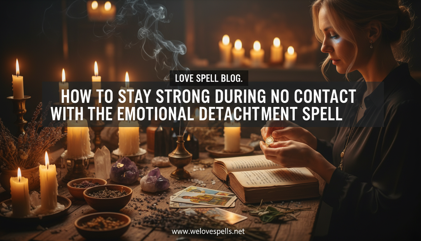 Emotional Detachment Spell Ritual Setup