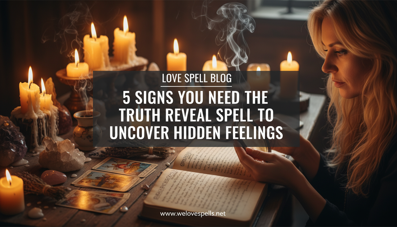 Truth Reveal in Love Spell ritual image