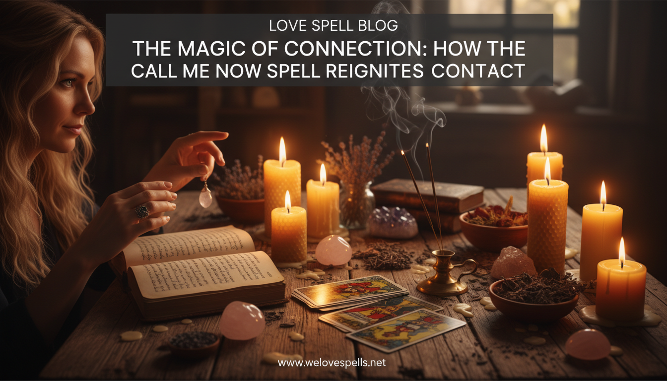 Call Me Now Spell Ritual Image