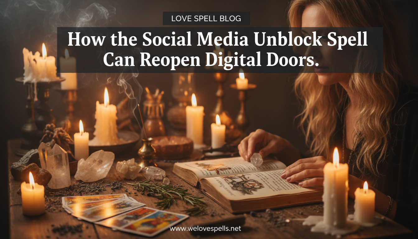 Social Media Unblock Unban Spell Ritual