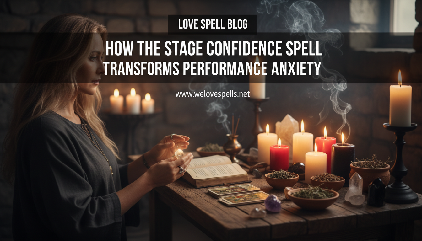 Stage Confidence Spell Ritual Image