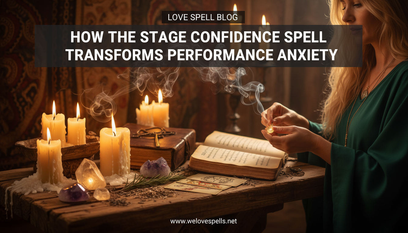 Stage Confidence Spell Ritual Candle