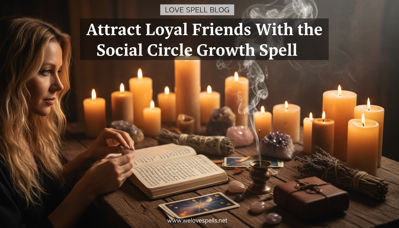 Social Circle Growth / Friendship Magnet Spell Ritual Image