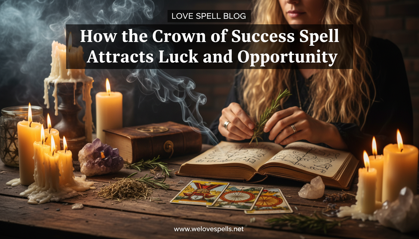 Crown of Success Spell Ritual Setup