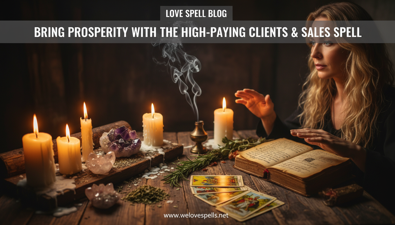 High-Paying Clients & Sales Surge Spell Ritual