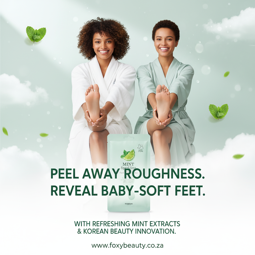 Skinfood Mint Spa Foot Peeling Socks refreshing foot mask visual