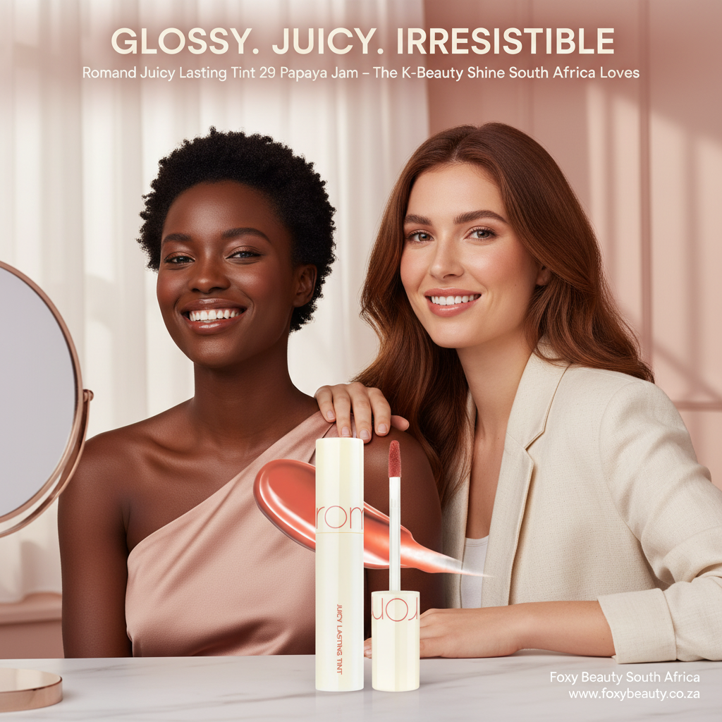 Romand Papaya Jam lip tint product close-up in tube