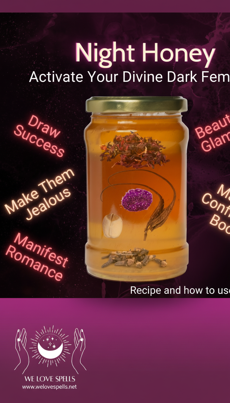 Night Honey Ritual Divine Feminine Spell