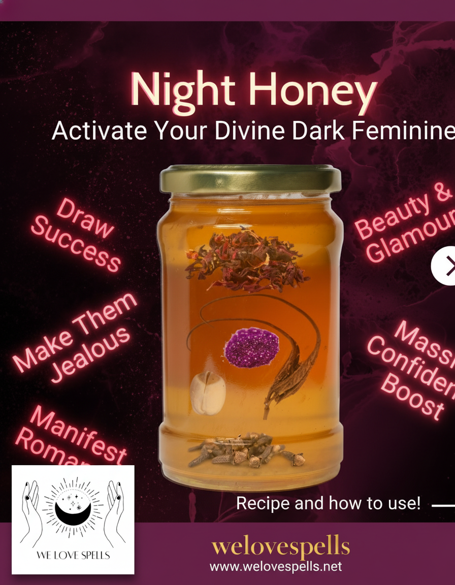 Night Honey Potion Divine Feminine Energy