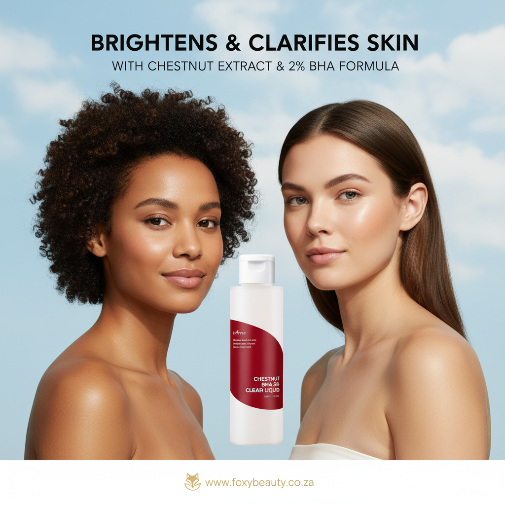 Isntree Chestnut BHA 2% Clear Liquid bottle on clean background