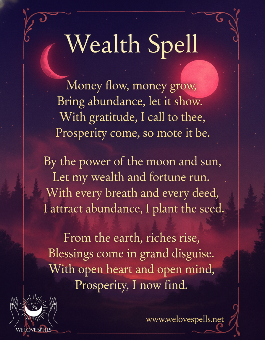 Wealth Spell Ritual for Attracting Prosperity