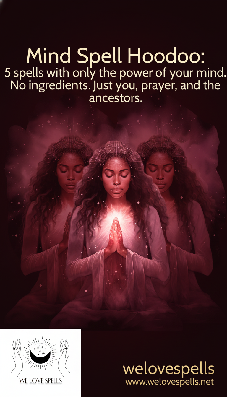 Hoodoo Spells Without Ingredients - Inner Power and Ancestral Connection