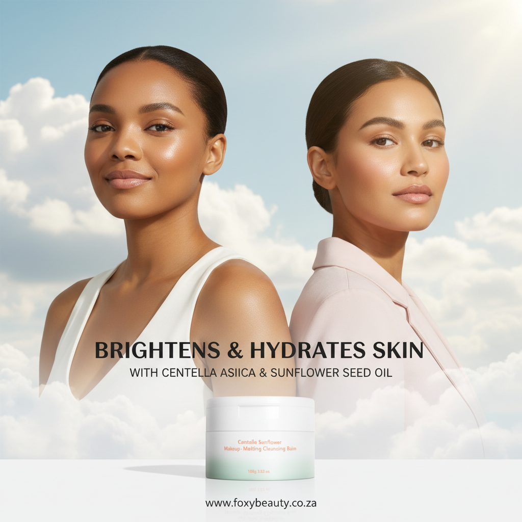 HaruHaru Wonder Centella Sunflower Melting Cleansing Balm jar and silky balm texture