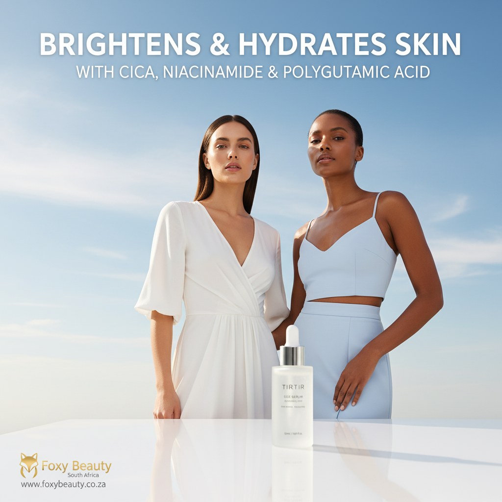 TIRTIR SOS Serum bottle and texture close-up for skincare routine