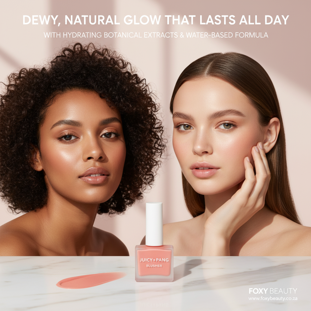 A’pieu Juicy Pang Water Blusher PK04 grapefruit shade bottle and swatch