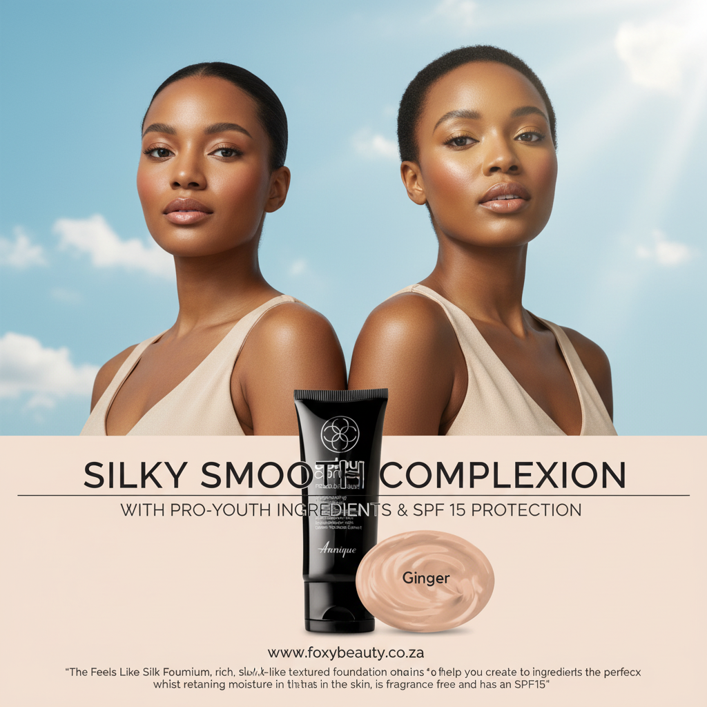 Annique Feels Like Silk Foundation Ginger bottle